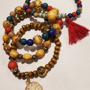 Beaded Bracelets (set of 4)
